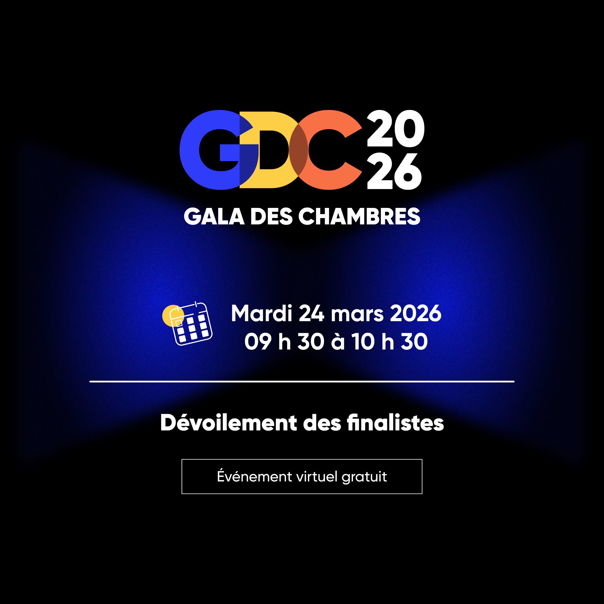 Gala des chambres – Dévoilement des finalistes